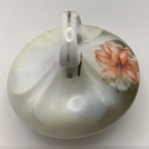 Antique Bavarian Porcelain Chocolate Pot RS Bavaria Gold Trim - Picture 5 of 15